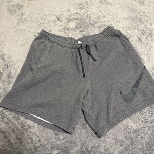 Nike Sweat Shorts Men's 843520-071 Gray Size XXXL 3XL Big Logo